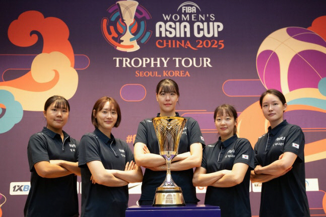 한국 여자농구 대표팀. 대한민국농구협회 제공