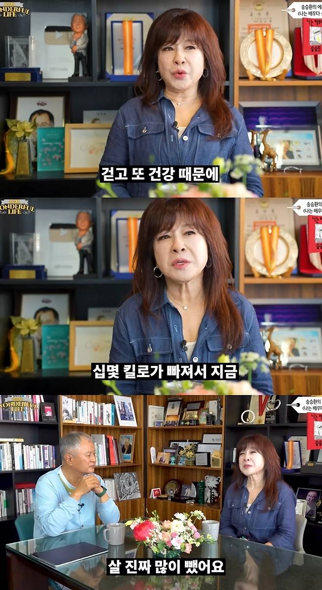 노사연. 사진ㅣ유튜브 채널 ‘송승환의 원더풀라이프’ 캡처