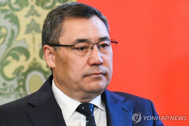 사디르 자파로프 키르기스스탄 대통령 [타스 연합뉴스 자료사진. 재판매 및 DB 금지]