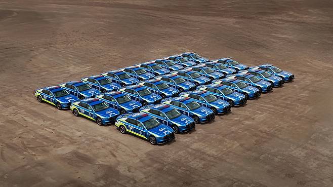 쿠웨이트 내무부 행사 운영용으로 맞춤 제작된 제네시스 G90 [현대차 제공. 재판매 및 DB 금지]