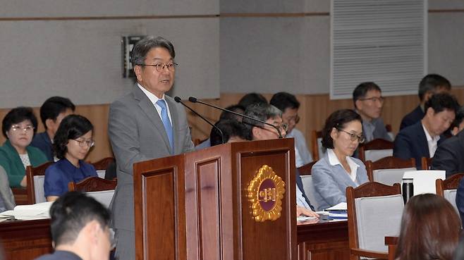 강기정 광주시장, 시의회 시정질의 답변 [광주시의회 제공. 재판매 및 DB 금지]