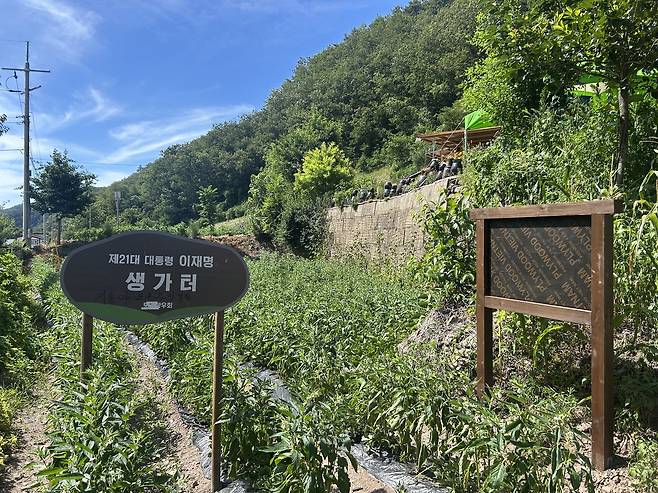 안동시 예안면 도촌리 지통마 이재명 대통령 생가터.
