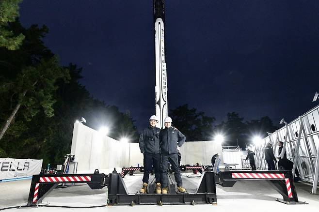 우나스텔라는 야간 발사에 성공했다.(사진=우나스텔라)