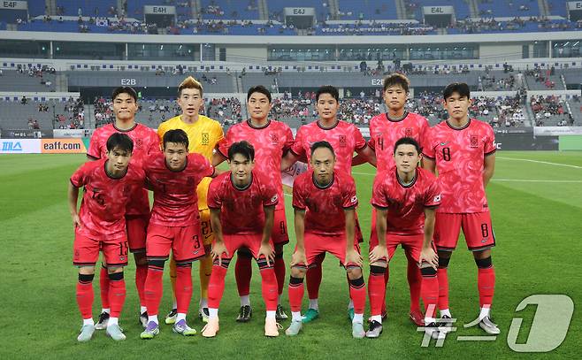 동아시안컵 중국전에 나선 대한민국 축구 국가대표팀. 2025.7.7/뉴스1 ⓒ News1 김영운 기자