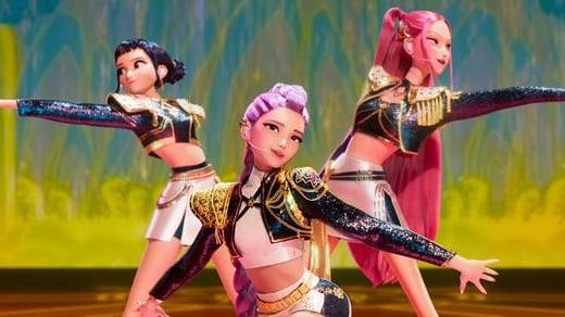 A scene from Netflix’s hit animated film 'KPop Demon Hunters.'/Netflix