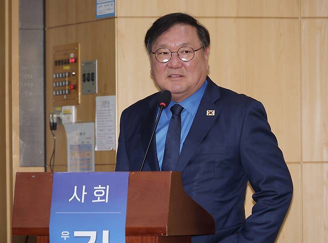 축사하는 김태년 의원(사진=연합뉴스)