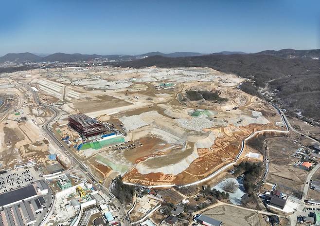 SK하이닉스 용인 반도체 클러스터 건설 현장. (사진=SK하이닉스)