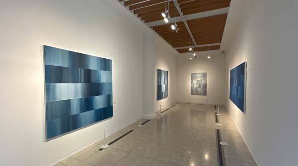 세브란스병원에 개최된 심문섭 작가 개인전./사진=세브란스병원 제공