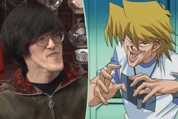 애니메이션 캐릭터를 닮은 긴 턱을 가진 것으로 유명해진 일본 유튜버 [사진=SCMP 캡쳐]