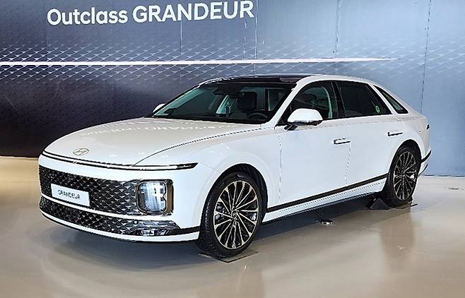 올해 상반기 견적 순위 톱5에 포함된 현대차 그랜저 [사진촬영=최기성 매경 디지털뉴스룸 기자]