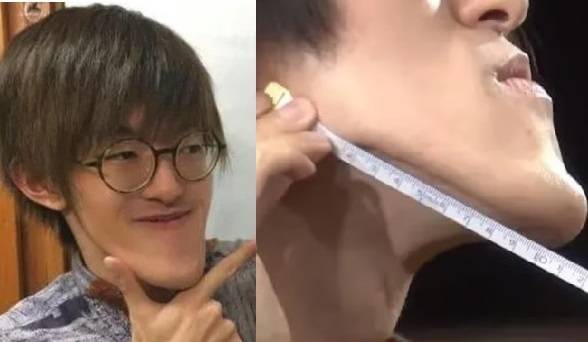 자신을 “세상에서 가장 긴 턱을 가진 유튜버”라고 소개하는 조노우치라는 이름의 일본 남성이 화제다. [사진출처 = SCMP]