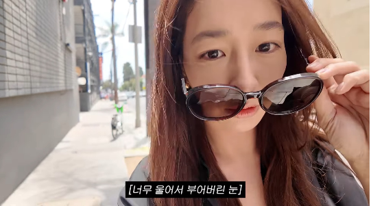 이민정이 LA 가족 여행 중 눈물과 웃음이 뒤섞인 일상을 공개했다.사진=유튜브 채널 ‘이민정 MJ’