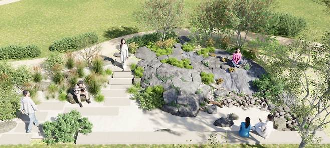 작가정원을 뽑힌 섶뜰. /사진=경기도