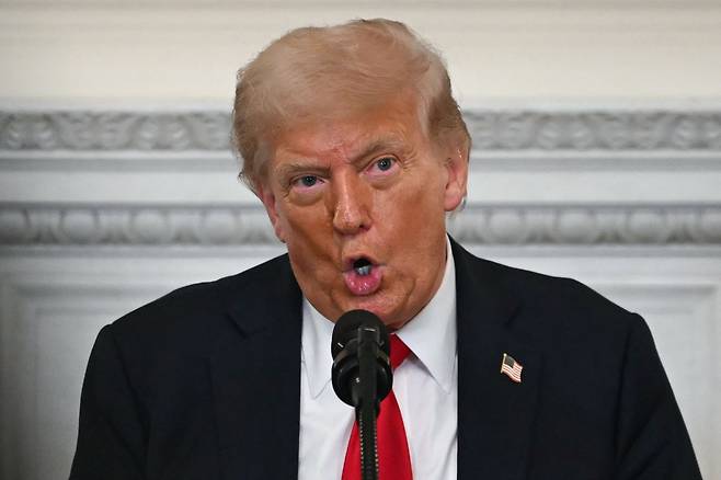 도널드 트럼프 미국 대통령. [AFP]