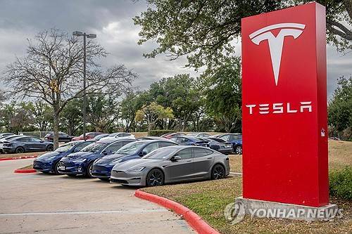 미국 텍사스의 테슬라 매장 [AFP 연합뉴스 자료사진. 재판매 및 DB 금지]