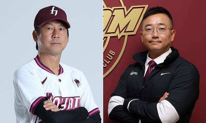 설종진 감독대행(왼쪽)과 허승필 신임 단장