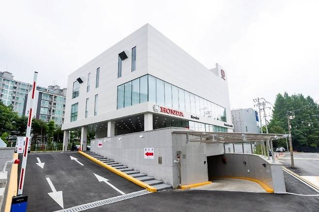 혼다 자동차 일산 서비스센터 전경. 사진=혼다코리아 제공