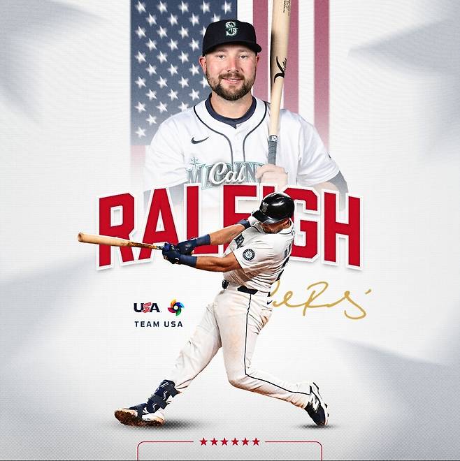 ▲ 아메리칸리그 홈런 1위 칼 롤리가 2026 WBC 미국 대표팀 일원이 됐다. ⓒUSA Baseball