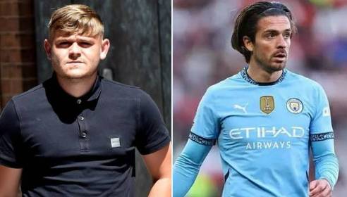 잭 그릴리시(오른쪽)와 그의 얼굴을 때린 홀트. /사진=사회관계망서비스(SNS) 갈무리