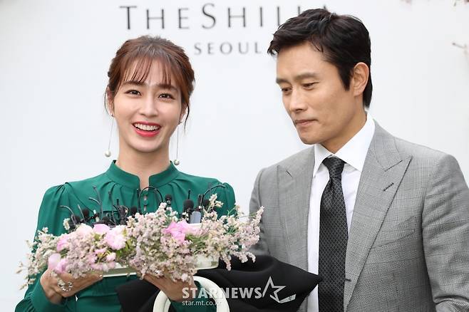 배우 이민정, 이병헌 /사진=스타뉴스