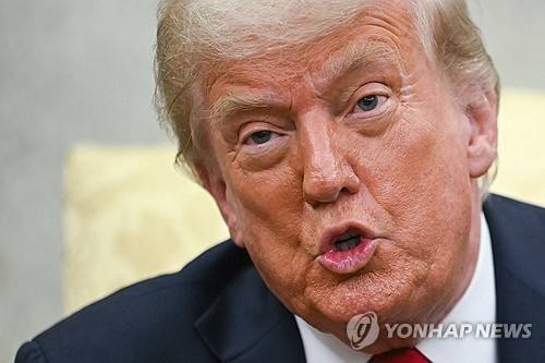 도널드 트럼프 미국 대통령 [워싱턴 AFP=연합뉴스. 재판매 및 DB 금지]