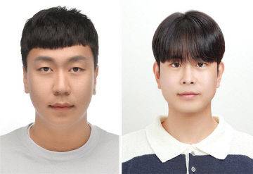 국립한밭대 창의융합학과 성백상(왼쪽), 이주호 대학원생. 한밭대 제공