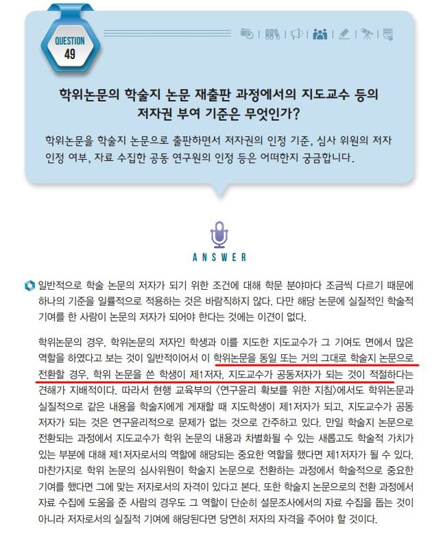 사진 출처: 2016년 한국연구재단 연구윤리 질의응답집