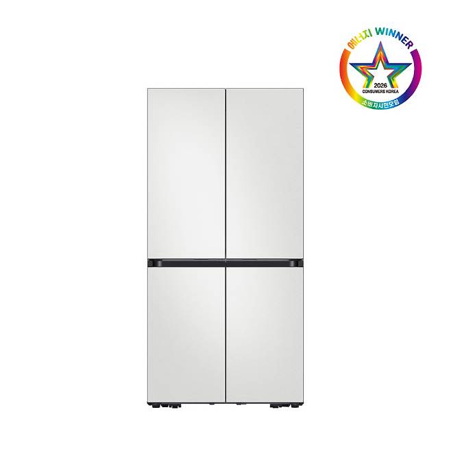 제 28회 올해의 에너지 위너상에서 ‘에너지 대상’을 받은 ‘비스포크 AI 하이브리드 키친핏 맥스’ 냉장고 이미지.(사진=삼성전자)