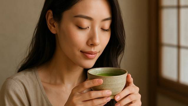 말차를 섭취하면 인지 저하 초기 단계에서 감정 인지 능력과 수면 질이 개선될 수 있다 | 출처 : ChatGPT