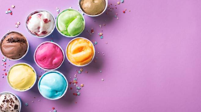 미국의 아이스크림 제조업체들이 2028년까지 7가지 인공색소를 사용하지 않겠다고 밝혔다. [사진=게티이미지뱅크]