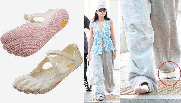 실내 운동용으로 제작된 발가락 신발을 실외에서 장시간 신으면 족저근막염이 생길 수 있어 주의해야 한다./사진=비브람 파이브핑거스 홈페이지​, 뉴스1