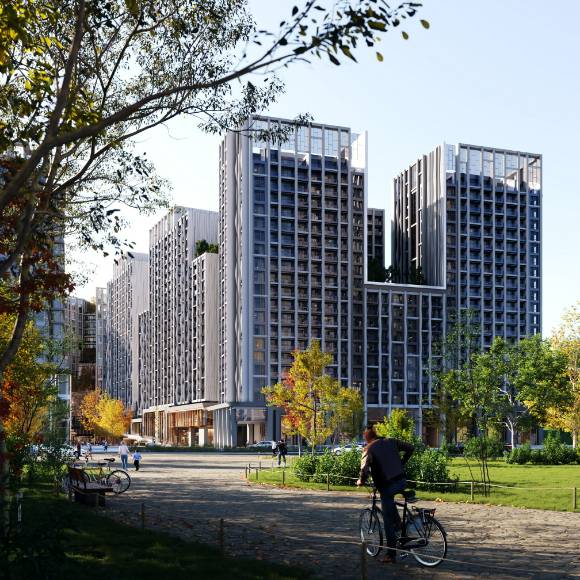 '더파크사이드 스위트' 투시도 [사진=일레븐건설]