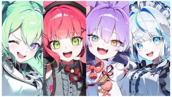 Virtual personas from content creator group StelLive [STELLIVE]