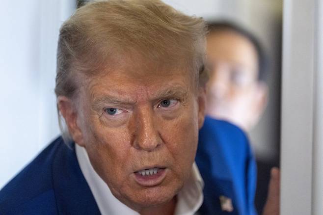 도널드 트럼프 미국 대통령. AP뉴시스