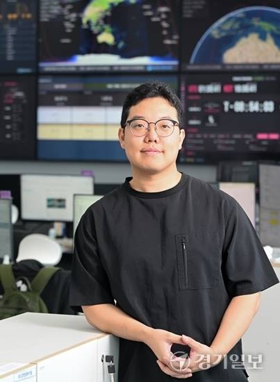 ‘경기기후위성 1호기(GYEONGGISat-1)’를 제작한 박재필 나라스페이스 대표. 조주현기자