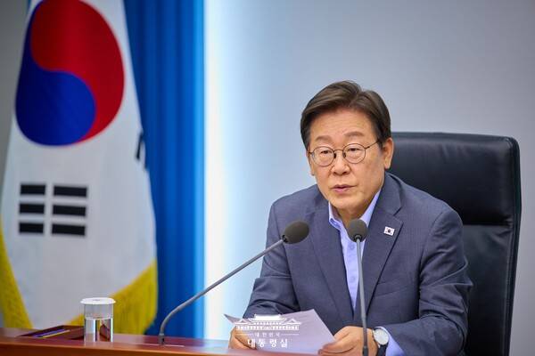 ▲이재명 대통령이 지난 11일 이재명 정부 출범 이후 처음으로 NSC(국가안전보장회의) 전체회의를 열었다. ⓒ대통령실