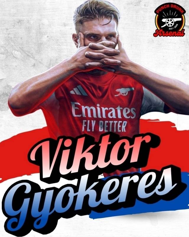 아스날은 이미 자신들이 생각한 규모보다 더 많은 이적료를 지불, 요케레스를 영입하려고 한다. 그렇기에 스포르팅의 추가 옵션 요구를 받아들이기 힘들 것이라는 분석이 나오고 있다. 사진=펀치 드렁크 아스날 SNS