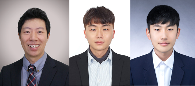 울산과학기술원(UNIST)  이슬기 교수, 김재호 연구원, 이윤석 연구원(왼쪽부터).