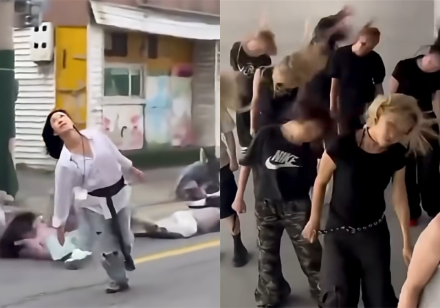 리아킴이 뮤직비디오 연출 중이다./리아킴 SNS