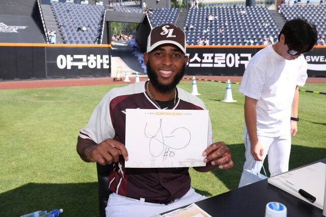 삼성 라이온즈 르윈 디아즈./삼성 라이온즈