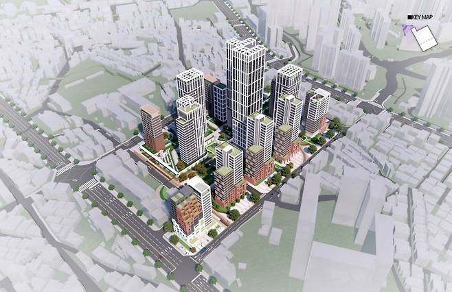 신길동 314-14 일대 신속통합기획 조감도 [서울시 제공. 재판매 및 DB 금지]