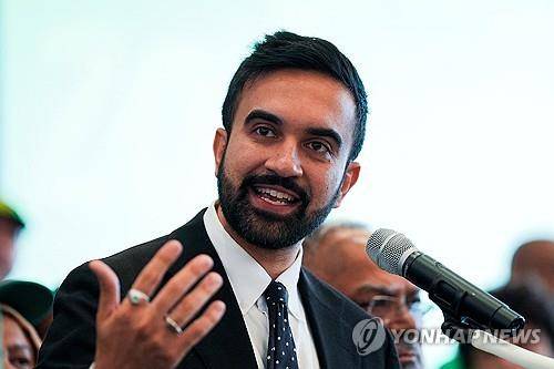 조란 맘다니 뉴욕시장 선거 민주당 후보 [로이터=연합뉴스. 재판매 및 DB 금지]