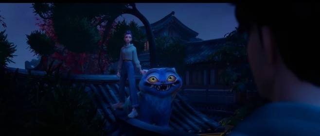 넷플릭스 애니메이션 영화 '케이팝 데몬 헌터스' 북촌 한옥마을 사진 출처 : 홈페이지 캡처