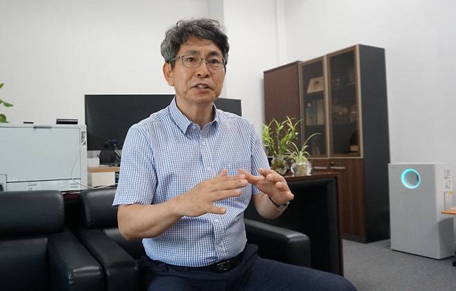 ●정우헌 대표이사는… 1967년 3월 출생. 주요 이력: 사학연금공단  전 인재경영실장.경영지원실장(1급), 전 부산센터장(2급). 주요 상훈: 2010년 사학연금공단 이사장 모범직원 표창, 2023년 국민발전유공 대통령 표창. /사진=김흥수 기자