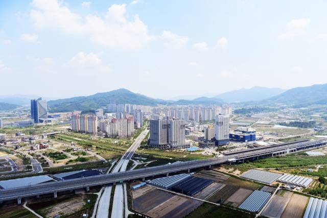 경북 김천에 조성된 경북혁신도시 전경. 김천시 제공