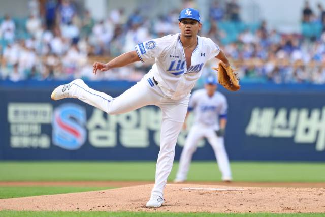 삼성 라이온즈의 헤르손 가라비토. 삼성 제공