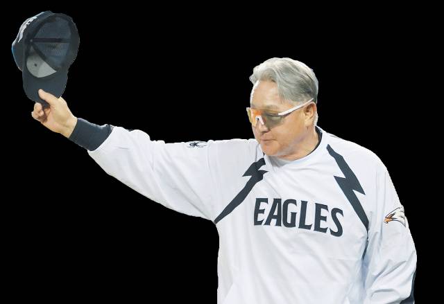 KB0리그 사상 세 번째 1000승을 기대하는 한화 김경문 감독. 연합뉴스