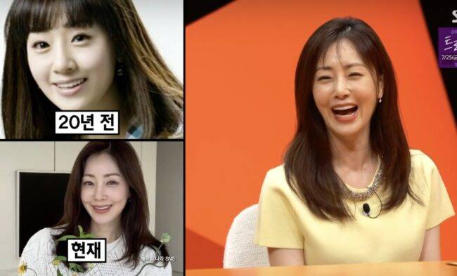 배우 오나라가 20년 전과 크게 다를 바 없는 현재 모습을 공개해 감탄을 불러일으켰다. [사진=SBS '미운 우리 새끼']