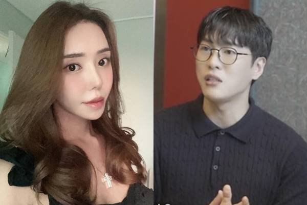 크리에이커 꽃자(왼), 배우 문원 ⓒ꽃자 SNS(왼쪽),&nbsp;ⓒ유튜브 채널 '어떠신지?!?'