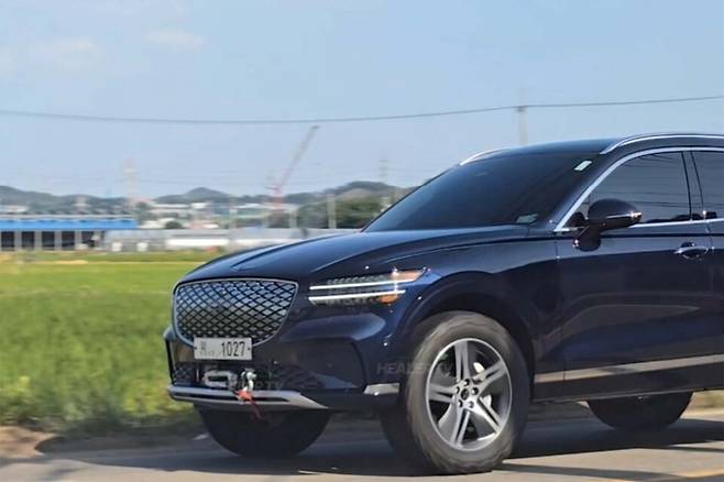 제네시스 GV70 기반 오프로드 SUV 테스트카 (출처 : 힐러TV)